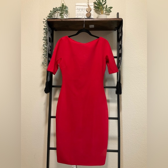 Zara Dresses & Skirts - Zara Red Below the knee dress